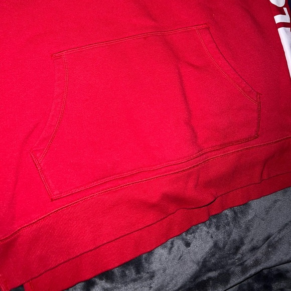 Levi’s Men’s Croft Fleece Stripe Red Logo Hoodie Size Medium - Picture 6 of 16